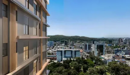 Apartamento de alto padrão no bairro América, Joinville-SC: 4 quartos, 4 suítes, 3 salas, 5 banheiros, 3 vagas de garagem.