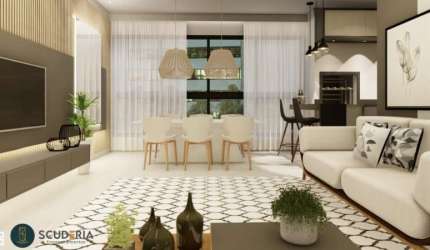 Apartamento de 2 quartos e 2 suítes em Itajuba, Barra Velha-SC: 103m², 3 salas, 2 banheiros, 2 vagas de garagem.