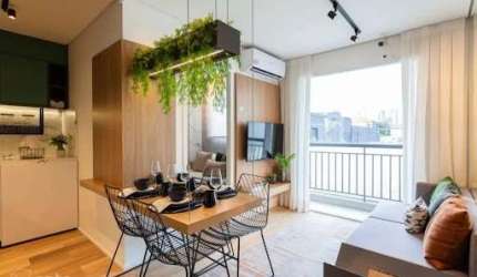 Apartamento com 2 dormitórios à venda, 36 m² por R$ 526.000,00 - Moema - São Paulo/SP