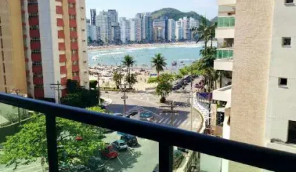 Residencial Ilha de Ibiza Apartamento com 3 dormitórios à venda, 110 m² por R$ 950.000 - Praia das Asturias Frente Mar - Guarujá/SP
