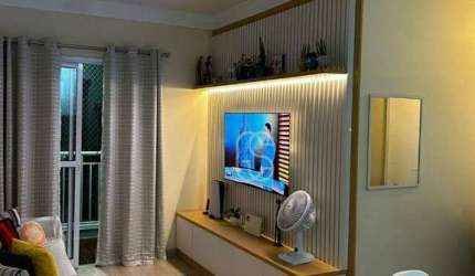 Apartamento com 3 dormitórios à venda, 68 m² por R$ 667.000,00 - Jordanópolis - Arujá/SP