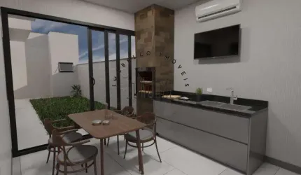 Casa à venda em Paulínia, São Bento, com 3 quartos, com 140 m²