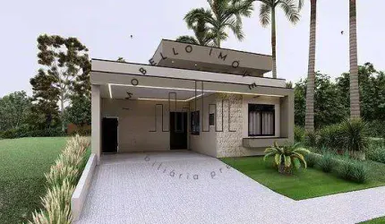 Casa à venda em Paulínia, Parque Brasil 500, com 3 suítes, com 168.88 m²
