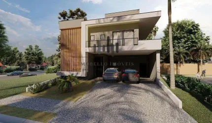 Casa à venda em Paulínia, Parque Brasil 500, com 4 suítes, com 305.39 m²
