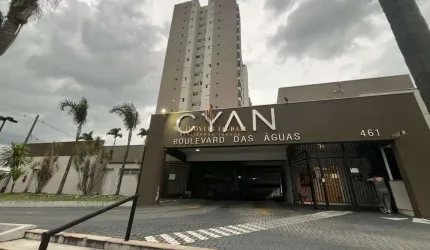 Apartamento à venda, no Condomínio CYAN Boulevard das Águas,  em Taubaté, Vila das Jabuticabeiras, com 2 quartos, 63m²