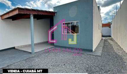 Casa à venda no Jardim Comodoro - Cuiabá MT, Casa TÉRREA NOVA, 200 m ², 1 Suíte + 2/4 , PRONTA PARA