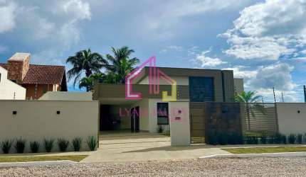 Casa à venda, Bom Clima, Chapada dos Guimarães-MT, NOVA, 145 M² úteis, 1 SUÍTE + 2/4, PISCINA C/ CA