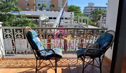 Apartamento à venda, Parque da Enseada, Guarujá, SP, 105 m2 úteis, 3/4 sendo 1 suíte, 2 sacadas, po