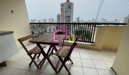 Apartamento para locação, Quilombo, Cuiabá- MT, Ed. TUCANÃ, 109 m2 úteis, MOBILIADO, 3/4 sendo 1 su