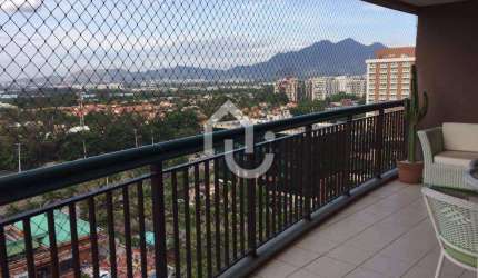 Apartamento com 2 quartos à venda na Praça Antônio Callado, Barra da Tijuca, Rio de Janeiro, 105 m2 por R$ 1.600.000