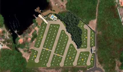 Lançamento de lotes em Rifaina-SP, Condomínio Jardim das Bromélias, lote com 370 m2 com infraestrutura e lazer completos