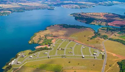 Lançamento de lotes em Rifaina-SP, Condomínio Angra Residence, lote com 747 m2, infraestrutura e lazer completos