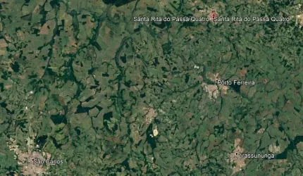 Sitio para venda na regiao Santa Rita do Passa Quatro-SP com 26 alqueires, planta 24 alqueires, rica em agua, beira do asfalto, área livre para planta