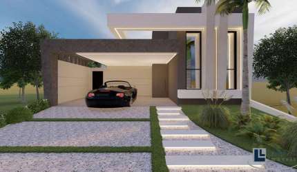 Linda casa nova para venda no Recreio das Acacias, Cond Reserva Imperial, 3 suites, varanda gourmet e piscina em 250 m2 de area total