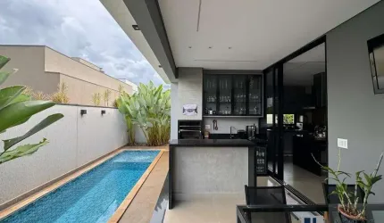 Linda casa alto pdrão para venda no Cond. Portal da Mata, Zona Sul, 3 suites, gourmet e piscina em 300 m2 total, lazer completo