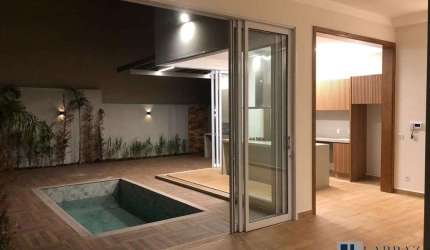 Linda casa nova alto padrão para venda na Vila do Golfe, Cond Quinta dos Ventos, 3 suites, varanda gourmet e piscina em 371 m2 de area total, lazer co