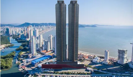 Magnifico lançamento em Balneario Camboriu-SC, o imponente Yachthouse Pininfarina, apartamentos 4 suites com 187 m2, varanda gourmet, lazer completo