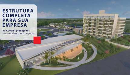 Lançamento THO 4.0 Polo Industrial e Empresarial, Brodowski-SP, lote em condomínio fechado com 1.000 m2, Infraestrutura de apoio completa