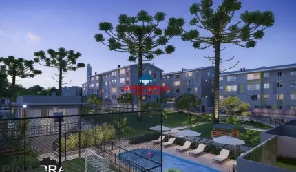 Apartamento para Venda em Curitiba, Santa Cândida, 2 dormitórios, 1 banheiro, 1 vaga