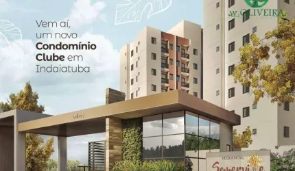 Apartamento com 2 dormitórios à venda, 49 m² por R$ 265.000,00 - Jardim Regina - Indaiatuba/SP
