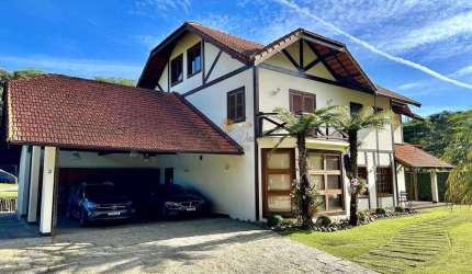 Casa em Condomínio para Venda em Teresópolis, Quebra Frascos, 3 dormitórios, 3 suítes, 4 banheiros, 4 vagas