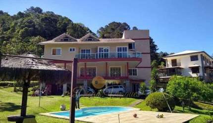 Casa para Venda em Teresópolis, Carlos Guinle, 10 dormitórios, 8 suítes, 9 banheiros, 8 vagas