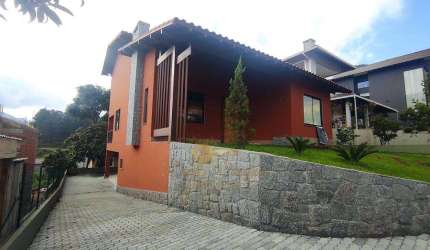Casa em Condomínio para Venda em Teresópolis, Vargem Grande, 3 dormitórios, 3 suítes, 5 banheiros, 3 vagas