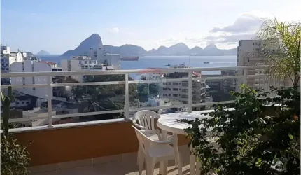 Vendo cobertura em Niterói, 2 quartos (1 suíte), 2 vagas, 194 m2, com vista mar