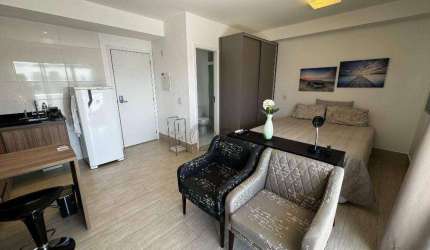 Apartamento com 1 dormitório para alugar, 33 m² por R$ 5.134/mês - Santo Amaro - São Paulo/SP