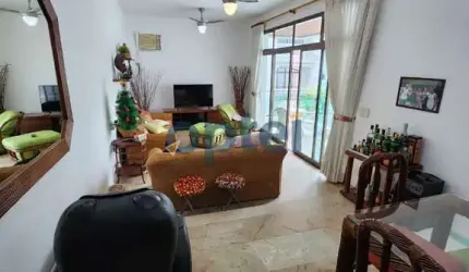 Apartamento mobiliado com 4 dormitórios (3 suítes), 2 vagas cobertas, 170 m² a duas quadras da praia da Enseada - Guarujá
