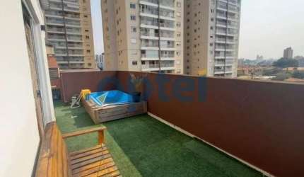 Cobertura duplex com 3 dorm (suíte), churrasqueira e piscina no centro de São Bernardo do Campo