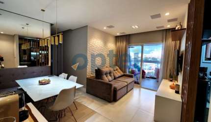 Apartamento de 71m² com 2 dorm com suíte e varanda gourmet