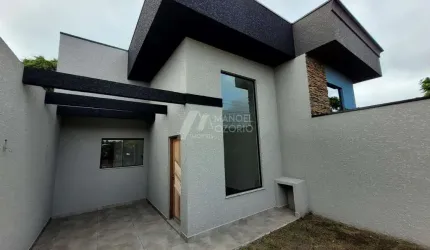 Casa nova a venda com 3 qtos (1 suíte) Bairro Iguaçú em Araucária