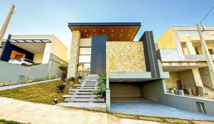 Casa com 3 quartos à venda em condomínio fechado, Residencial Helvétia Park, na cidade de Indaiatuba/SP