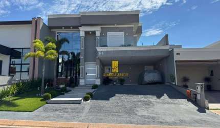 Sobrado com 3 dormitórios para alugar, 247 m² por R$ 14.846,00/mês - Condomínio Dona Maria José - Indaiatuba/SP