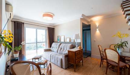Funcional cobertura para venda com 3 quartos, sendo 2 suítes, 142m²