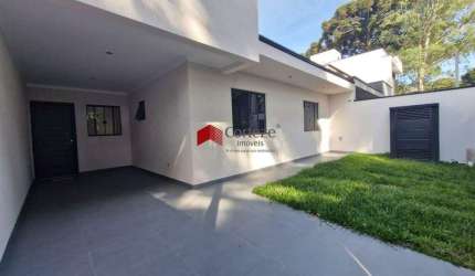 Casa com 68,47m² 3 quartos, à venda, no bairro Parque da Fonte em São José dos Pinhais