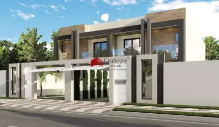 Sobrado com 145m² 3 quartos, à venda, no bairro São Pedro em São José dos Pinhais