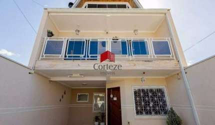 Sobrado com 168,95m² 3 quartos, à venda, no bairro Costeira em São José dos Pinhais