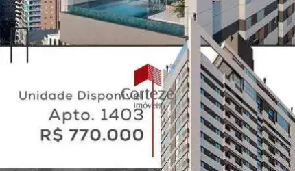 Apartamento com 64,7m² 2 quartos, à venda, no bairro Meia Praia em Itapema