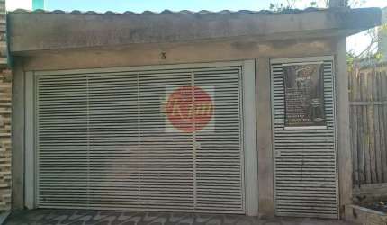 Casa Térrea para Venda em Ferraz de Vasconcelos, Jardim do Castelo, 1 dormitório, 1 banheiro, 2 vagas