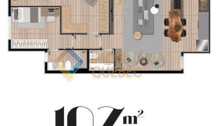 Apartamento com 2 quartos à venda na Rua Abrão Caixe, Condomínio Itamaraty, Ribeirão Preto, 107 m2 por R$ 894.687