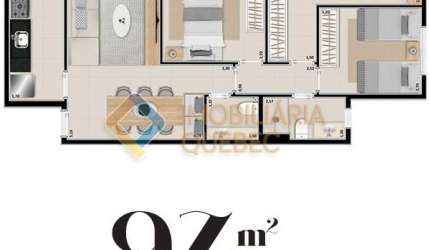 Apartamento com 3 quartos à venda na Rua Abrão Caixe, Condomínio Itamaraty, Ribeirão Preto, 97 m2 por R$ 788.254