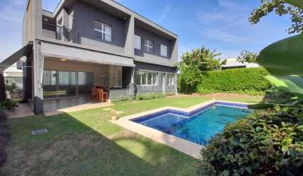 Casa em condomínio fechado com 4 quartos à venda na Avenida Carlos Diaulas Serpa, 100, Loteamento Parque dos Alecrins, Campinas, 383 m2 por R$ 2.390.000