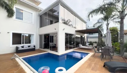 Casa em condomínio fechado com 4 quartos à venda na Rua San Conrado, 149, Loteamento Caminhos de San Conrado (Sousas), Campinas, 275 m2 por R$ 2.300.000