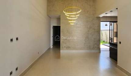 Casa em condomínio fechado com 3 quartos à venda na Avenida Luiz Greco, 600, Vila Monte Alegre, Paulínia, 134 m2 por R$ 1.149.000