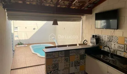 Casa em condomínio fechado com 3 quartos à venda na Rua Topázio, 47, Parque São Quirino, Campinas, 87 m2 por R$ 640.000