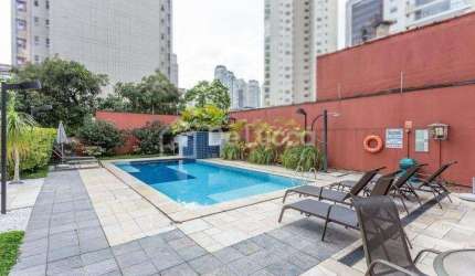 Flat com 1 quarto à venda na Rua Sansão Alves dos Santos, 373, Cidade Monções, São Paulo, 43 m2 por R$ 700.000