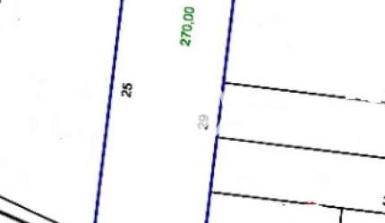 Terreno para Venda, 270 m²