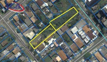 Terreno ZR-4 à venda, 1450 m² por R$ 1.125.000 - Tingui - Curitiba/PR